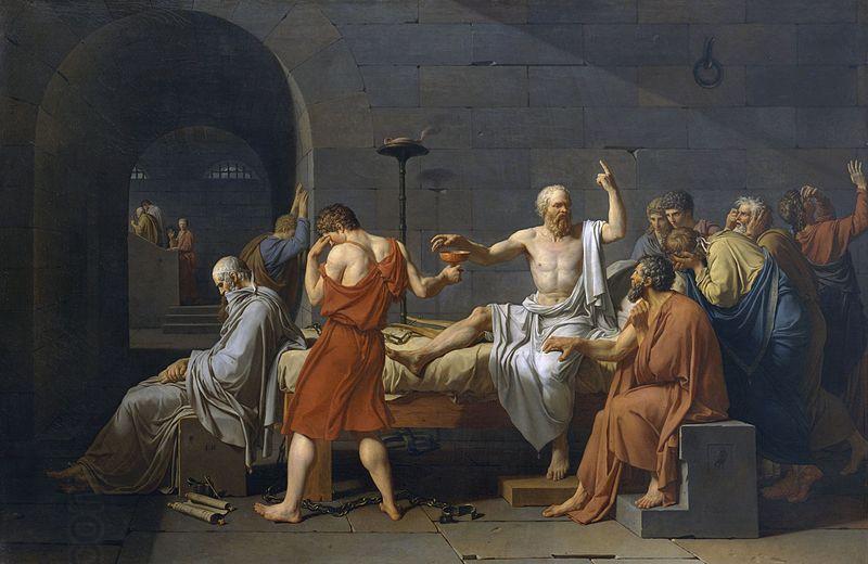 Jacques-Louis David The Death of Socrates China oil painting art